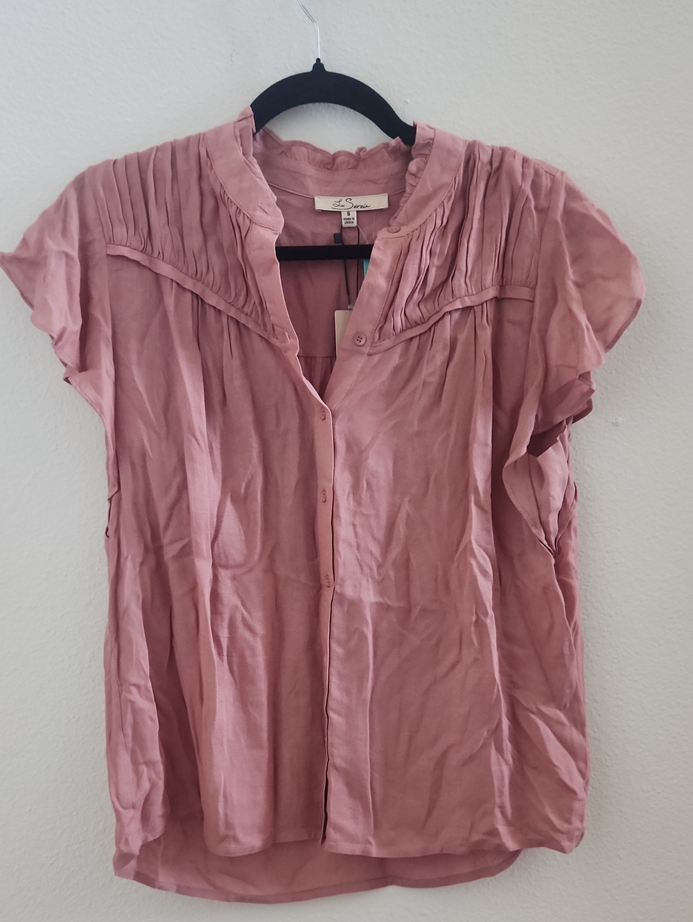 Les Serein Joelle Blush Blouse